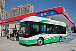 浙江首条氢燃料电池公交线首发，“氢时代”见证金旅风采