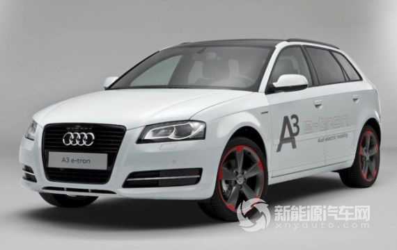 全新奥迪A3 e-tron电动车亮相美国