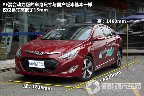 进口现代YF混合动力版