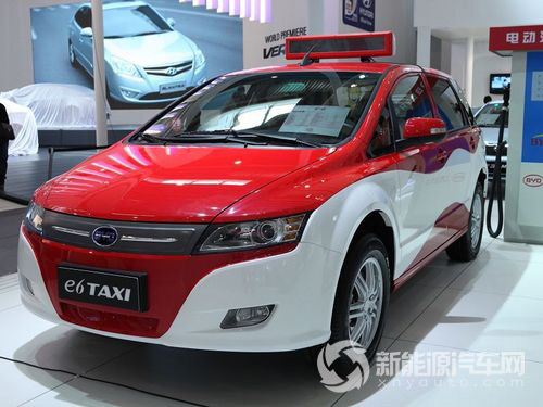 比亚迪e6电动出租车