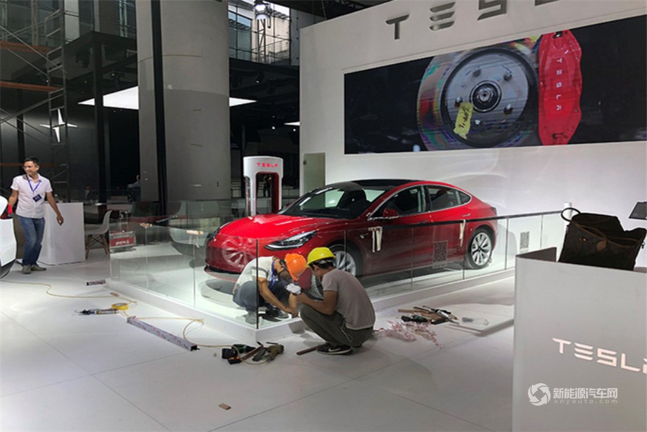 2018广州车展探馆： 特斯拉Model 3