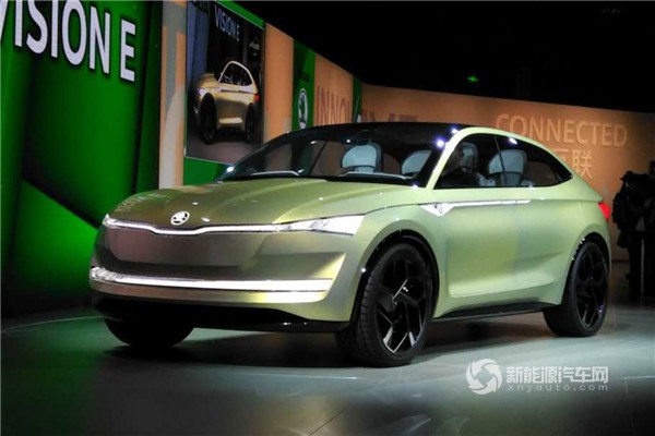 四门轿跑电动车 斯柯达VISION iV设计图