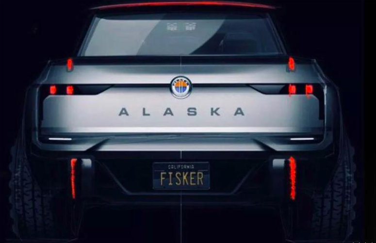 曝Fisker电动皮卡预告图 或命名Alaska
