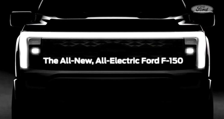 福特发布纯电版F-150预告图 2022年发布