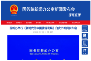 促进氢燃料电池车发展 《新时代的中国能源发展》白皮书发布