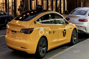 美国纽约首批特斯拉Model 3出租车投入运营