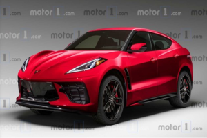 或将变身高性能纯电SUV 科尔维特C8 SUV渲染图