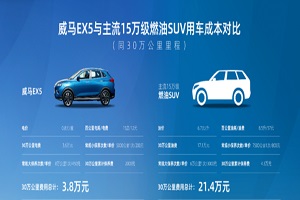 衰减率仅4.29% 威马30万公里EX5电池包检测数据公布