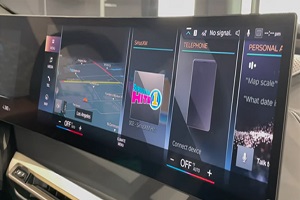 iX车型将率先搭载 宝马iDrive 8实机曝光