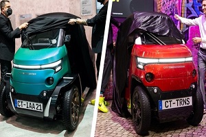 以色列City Transformer微型电动汽车亮相2021慕尼黑车展