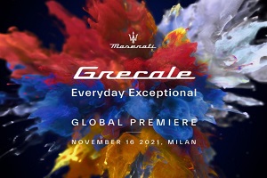 将推轻混甚至纯电动版本 玛莎拉蒂全新Grecale于11月16日全球首发