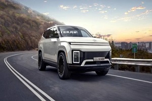 基于现代的E-GMP纯电平台打造 现代IONIQ 7最新假想图