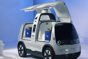 比亚迪联合Nuro 发布纯电动无人驾驶配送车