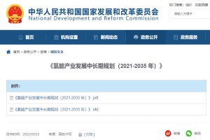 政策利好！《氢能产业发展中长期规划(2021-2035 年)》发布