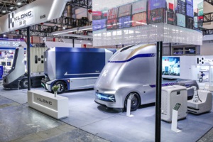 坤浪科技全新无人驾驶商用车亮相2022世界智能网联汽车大会