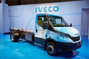 依维柯和现代联合展出了首款IVECO eDAILY燃料电池电动汽车