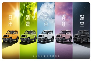 预计6月份正式上市 宝骏悦也发布5种年轻车色