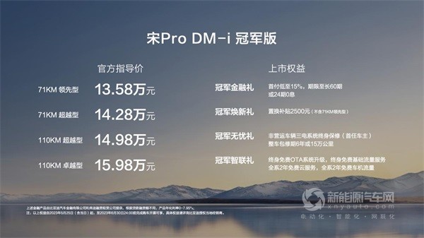 比亚迪宋Pro DM-i冠军版