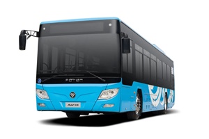 欧辉BJ6123纯电城市客车荣获“城市公交榜样车型”称号