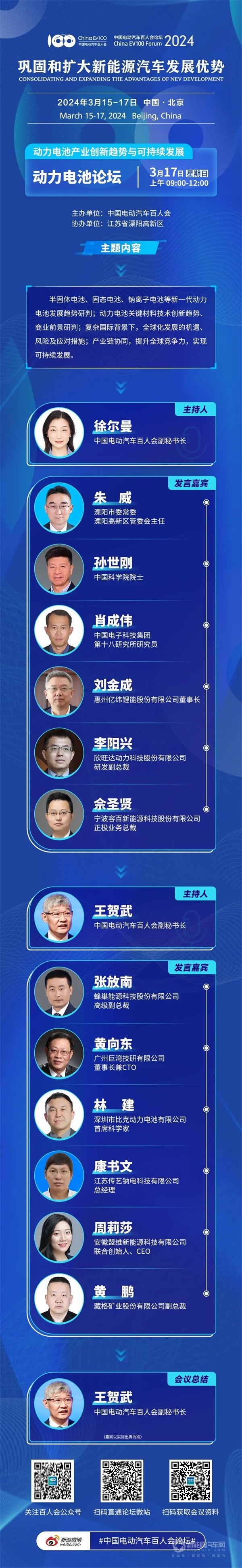 百人会论坛(2024)全议程
