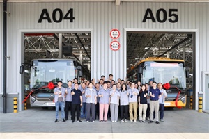 加速布局新能源赛道!欧辉BJ6859系列纯电城市客车成功下线