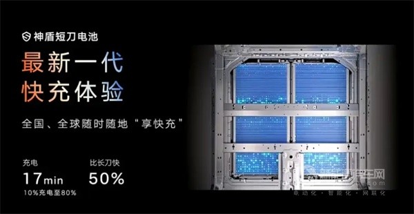 吉利新一代神盾短刀电池