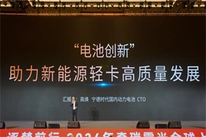 奇瑞零米轻卡全球上市 只用宁德时代电池!