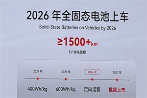 6C快充5分钟充电400km 奇瑞2026年推固态电池车型