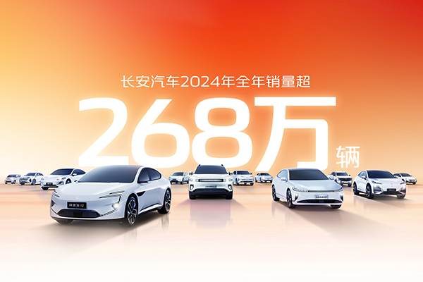 长安汽车2024年全年销量超268万辆