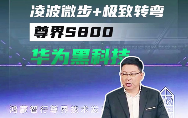凌波微步+极致转弯，尊界S800“黑科技”不得了