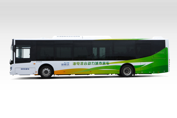 申龙SLK6129USNHEV01公交车（天然气/电混动国五10-38座）