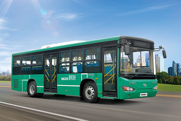 海格KLQ6109GAHEVC5A公交车（天然气/电混动国五24-39座）
