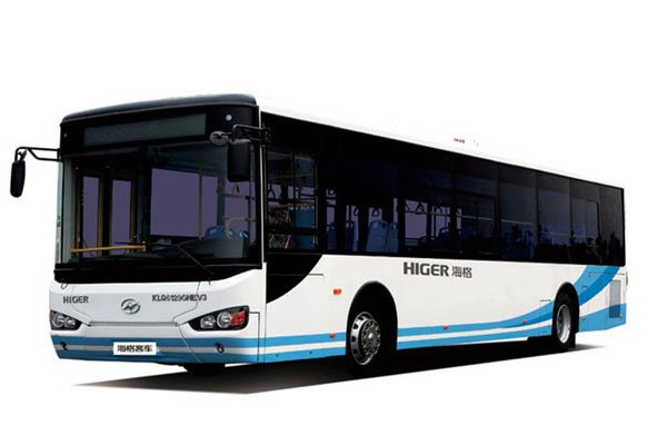 海格KLQ6129GAHEVC5D公交车（天然气/电混动国五24-42座）