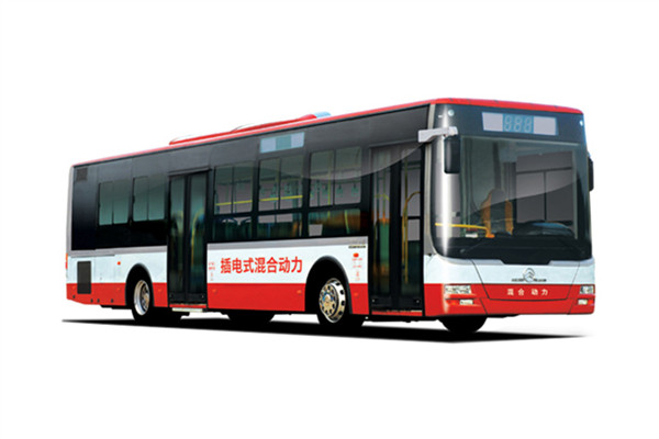 金旅XML6105JHEV35CN公交车（天然气/电混动国五20-36座）