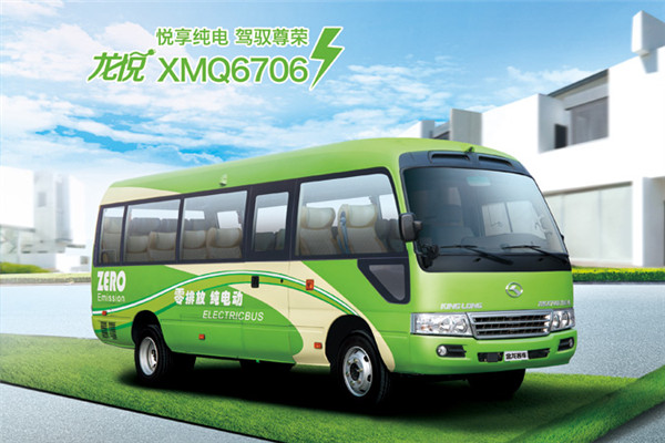 金龙XMQ6706BYBEVL客车（纯电动10-23座）