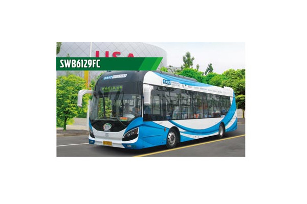 申沃SWB6129FC公交车（燃料电池23-32座）